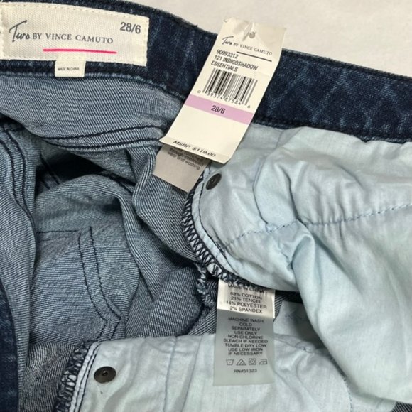 TWO BY VINCE CAMUTO Skinny Jeans Size 28/6 NWT - Picture 11 of 14